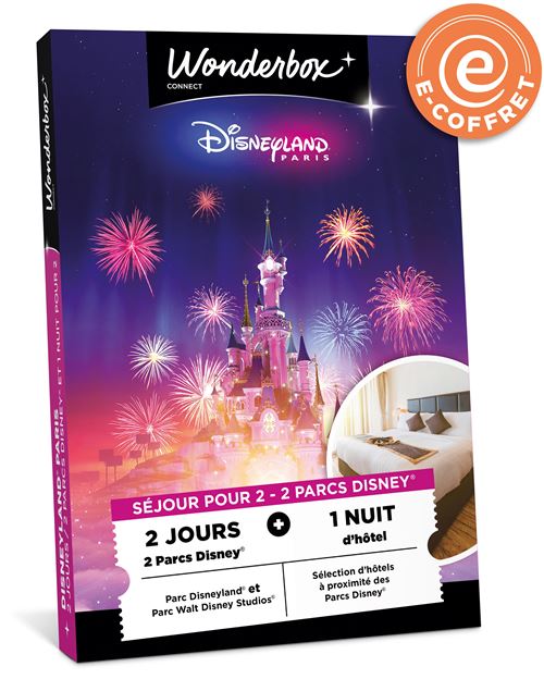 E-coffret Connect Disneyland Paris Séjour 2 Jours 1 Nuit