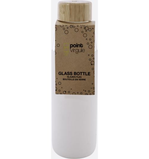 Point-Virgule Glass Bottle White 580ML