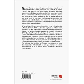 Barack Obama : une vie après la présidence