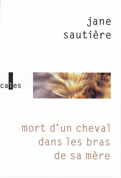 Mort d'un cheval dans les bras de sa mère - Jane Sautière - broché