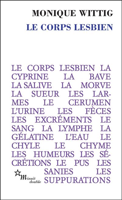 Le corps lesbien - Monique Wittig - Poche