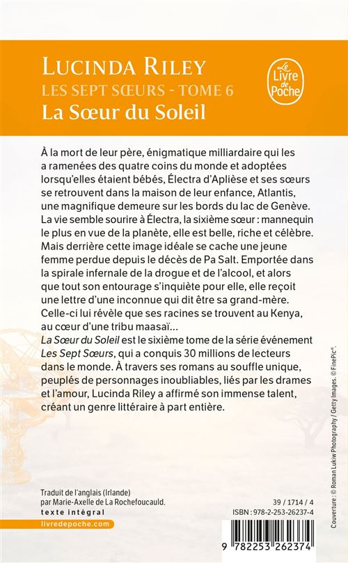Les sept soeurs, tome 6 La soeur du soleil - Livre numérique et audio -  Québec Loisirs