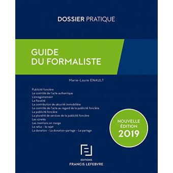 Guide du formaliste