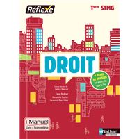 Droit Term STMG (Pochette Réflexe) Livre + licence élève - 2017
