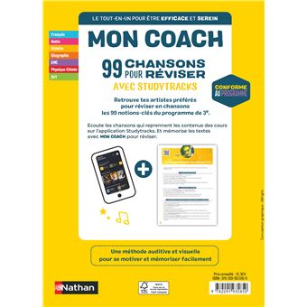 99 chansons pour réviser avec Studytracks - 3ème