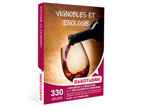 Coffret cadeau Dakotabox Vignobles et œnologie