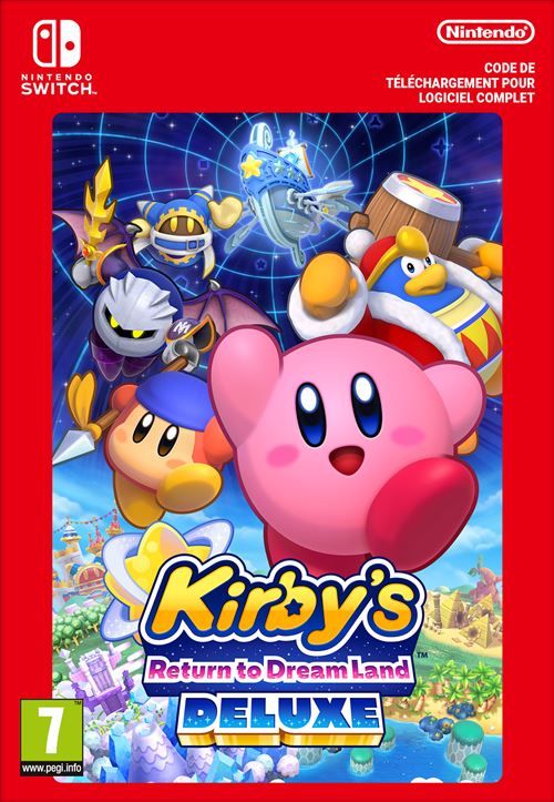 Code de téléchargement Kirby s Return to Dream Land Deluxe Nintendo Switch