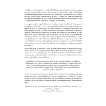 Voyages en quête de sens