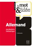 Allemand Le mot et l'idée