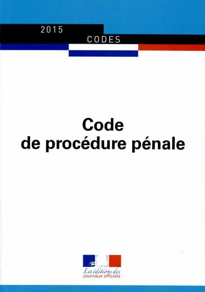 Code de procedure penale - codes - broché - Journaux Officiels, Livre ...