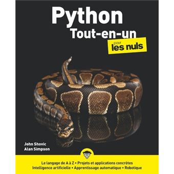 Python Tout-en-un Pour les Nuls