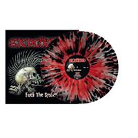 Fuck The System Vinyle Rouge et Noir Transparent