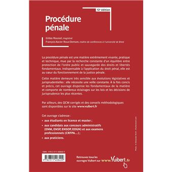 Procédure pénale 2021/2022