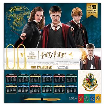 Mon calendrier organiseur Harry Potter 2023-2024