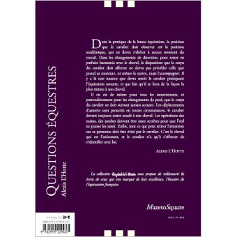Questions équestres