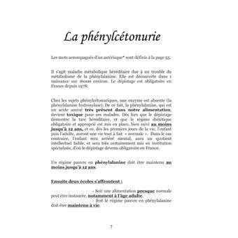 Quelle alimentation pour la phénylcétonurie ?
