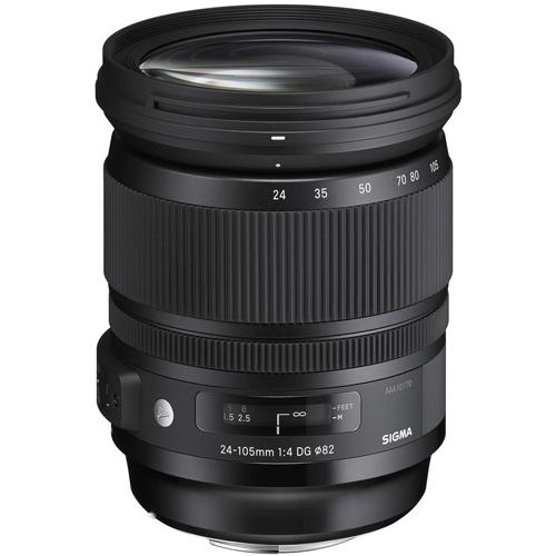 Objectif reflex Sigma 24-105 mm f/4 DG OS HSM pour monture Nikon
