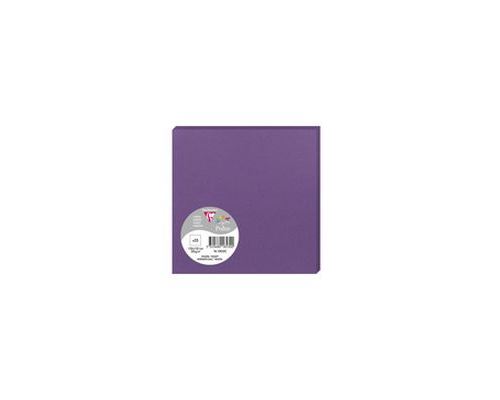 Pack de 25 cartes Pollen 135 x 135 mm Violet