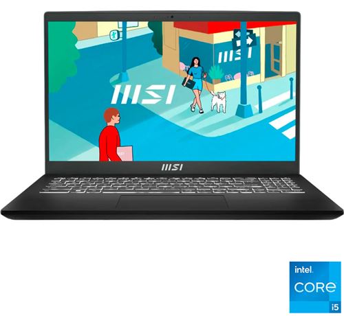 Ordinateur Portable MSI Modern 15 B12M-415BE 15.6 Intel Core i5 8 Go RAM 512 Go SSD