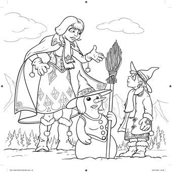 Les Grands carrés d'Art-thérapie Petites Sorcières