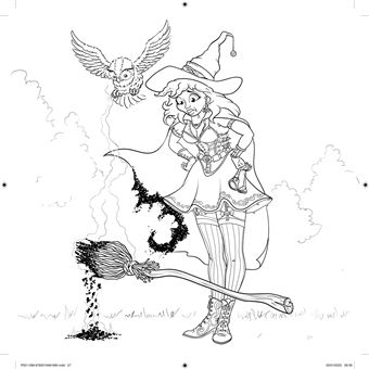 Les Grands carrés d'Art-thérapie Petites Sorcières