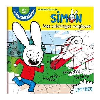 Simon mes coloriages magiques lettres ms