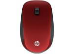 HP Z4000 - Souris - droitiers et gauchers - optique - 3 boutons - sans fil - 2.4 GHz - récepteur sans fil USB - rouge - pour Compaq; Pavilion 500, 550, 590, 595; Pavilion Laptop 14, 15, 17; Portable 14, 15