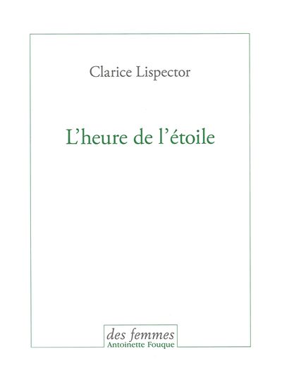 L'heure de l'étoile - Clarice Lispector - broché