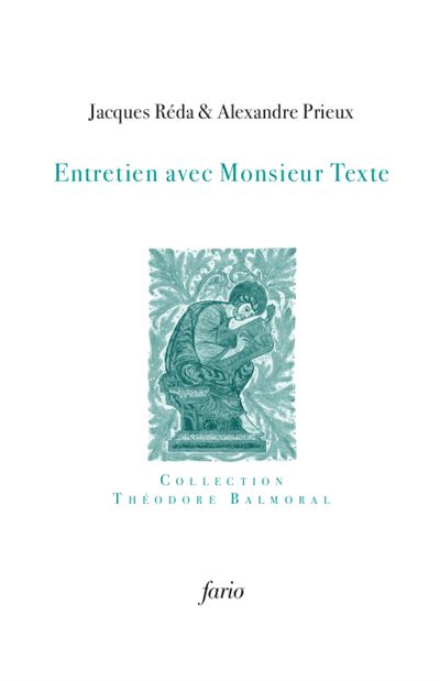 Entretien avec Monsieur Texte - Jacques Réda - broché
