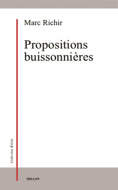 Propositions buissonnieres