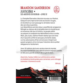 LA VOIE DES ROIS livre 1 de Brandon Sanderson