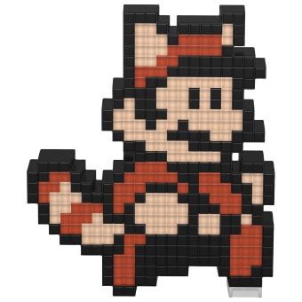 Figurine Pixel Pals Light Up Super Mario Bros. 3 Raccoon Mario - 1