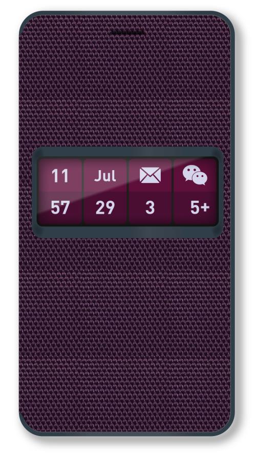 WIKO FND FOLIO WIBOARD U'FEEL VIOLET