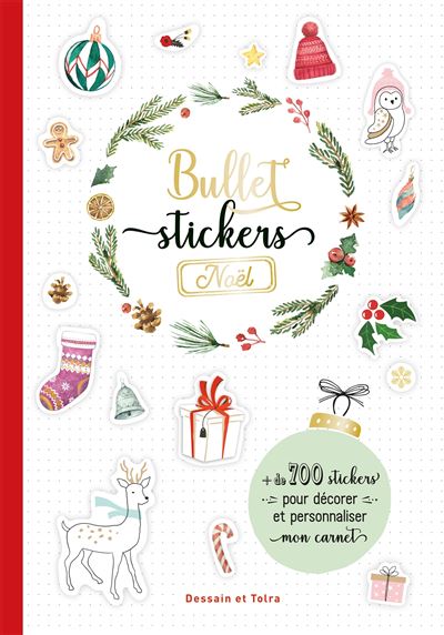 Bullet stickers special noel