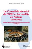 Le Conseil de sécurité de l'ONU et les conflits en Afrique