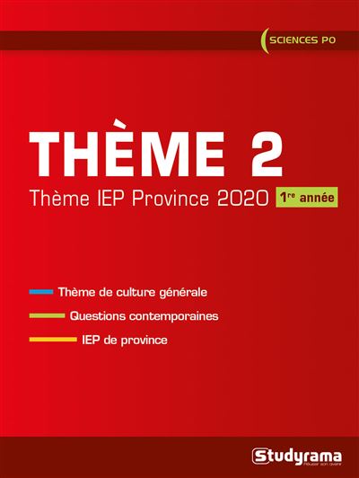 Theme 2 iep theme iep province 2020 1e annee concours commun
