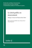 Le droit public en mouvement