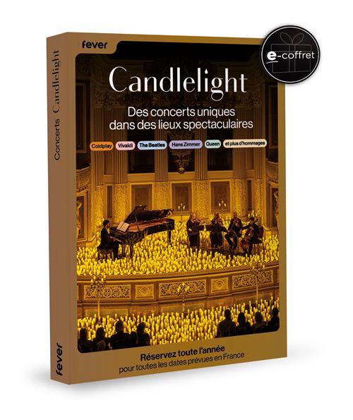 E-Coffret cadeau Fever - Concerts Candlelight 60€
