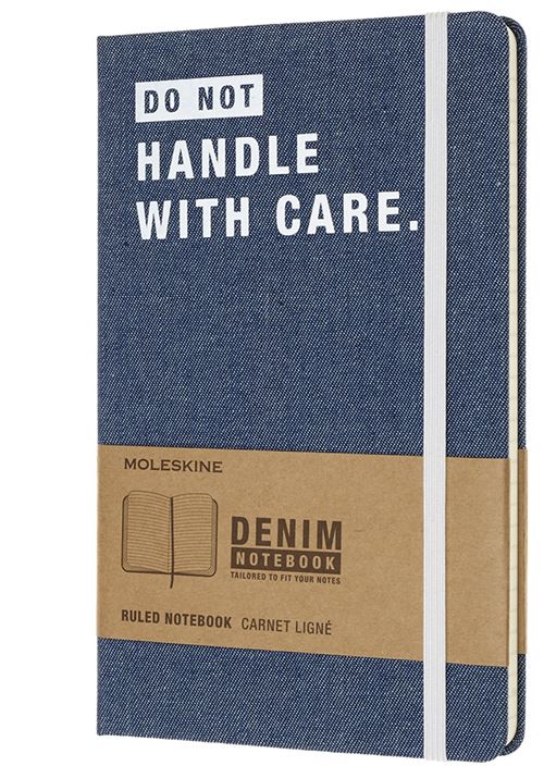Organiseur Denim Moleskine Do not handle with care