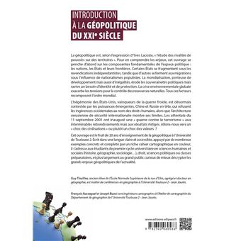Introduction à la géopolitique du XXIe siècle - Comprendre les conflits contemporains