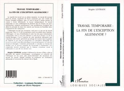 Travail temporaire la fin de l'exception allemande
