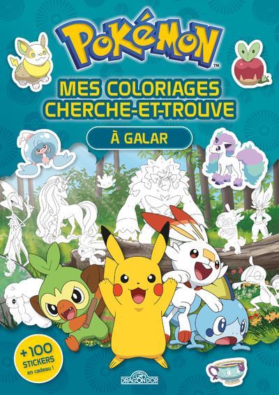 Les Pokemon Pokemon Mes Coloriages Cherche Et Trouve A Galar The Pokemon Company Broche Achat Livre Fnac