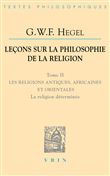 Leçons sur la philosophie de la religion