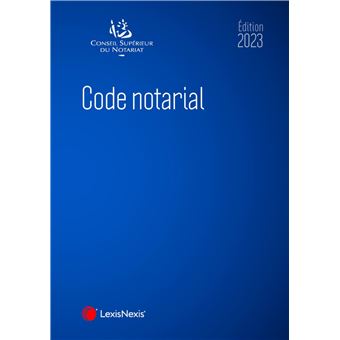 Code notarial 2022