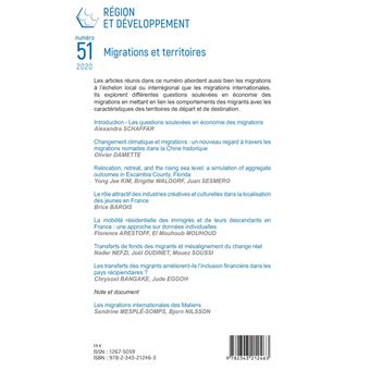Migrations et territoires