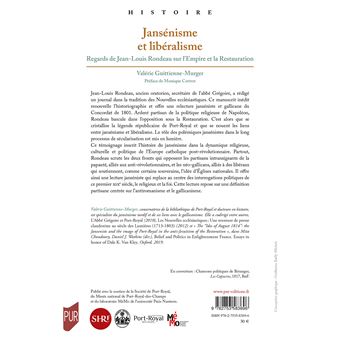 Jansénisme et libéralisme