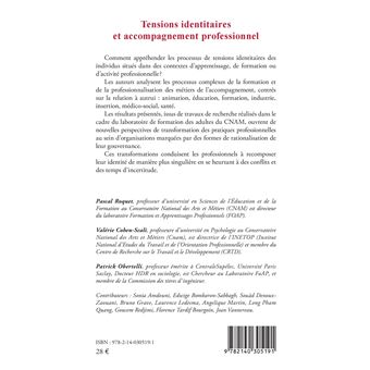 Tensions identitaires et accompagnement professionnel