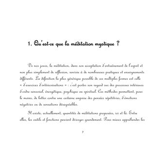 La méditation mystique, les secrets de sa pratique