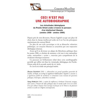 Ceci n'est pas une autobiographie