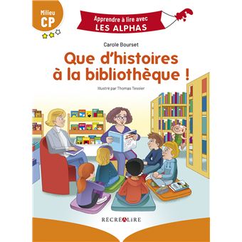 couverture de : Que d'histoires &agrave; la biblioth&egrave;que !